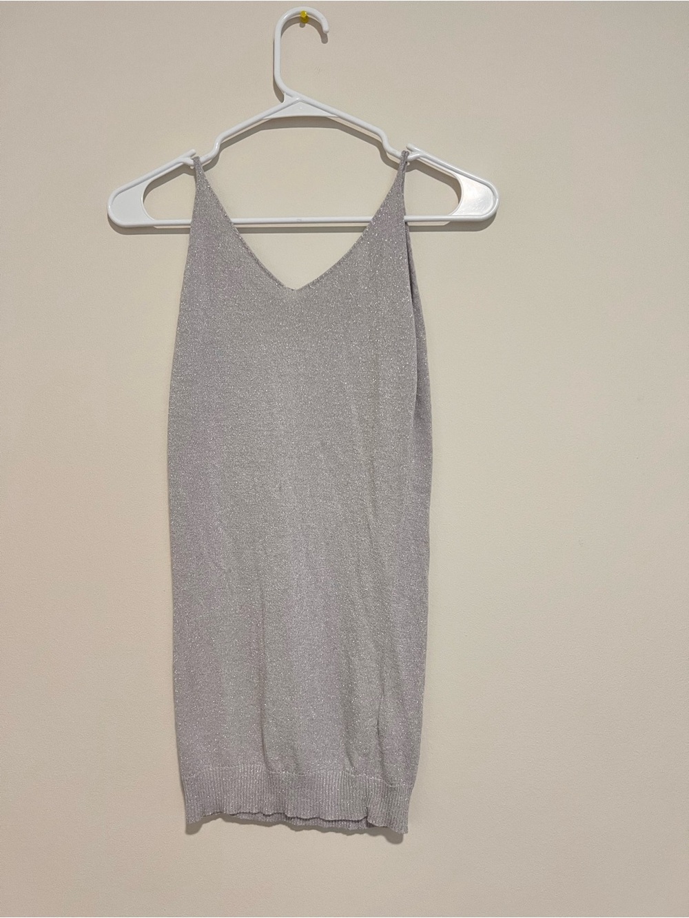 Pinkblush Lilac Silver Sparkle Knit Tank